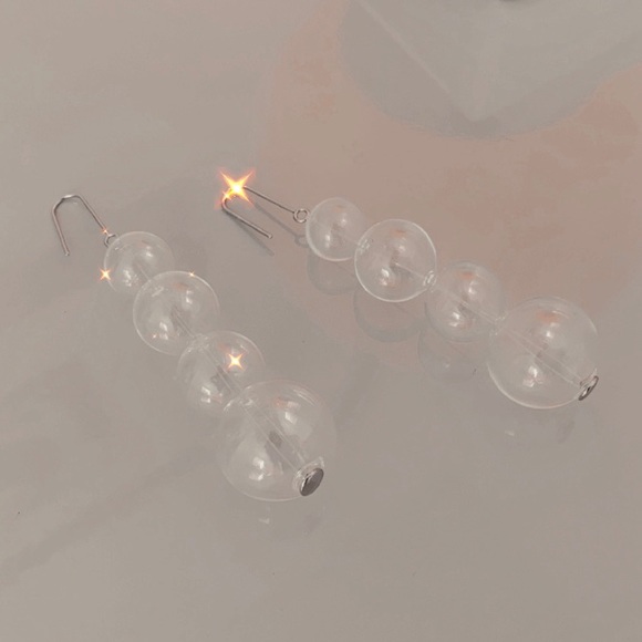 COS Clear Bubble Earrings - Picture 1 of 2
